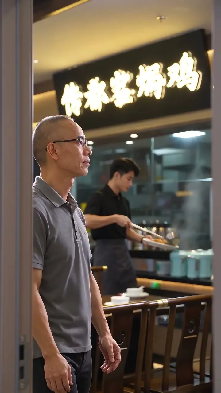 老板走进门店